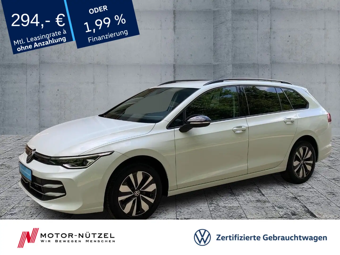 Volkswagen Golf Variant Golf VIII Variant 1.5 TSI GOAL LEDplus+NAVI+AHK Weiß - 1