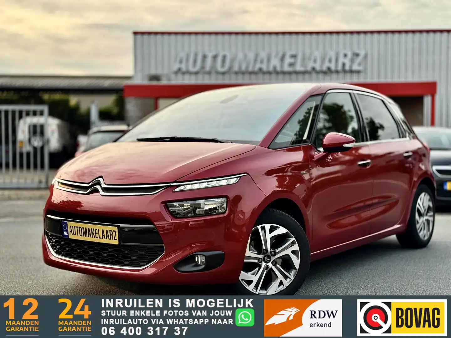 Citroen C4 Picasso 1.2 PureTech Shine EXCLUSIVE FULL-OPTION Rot - 1