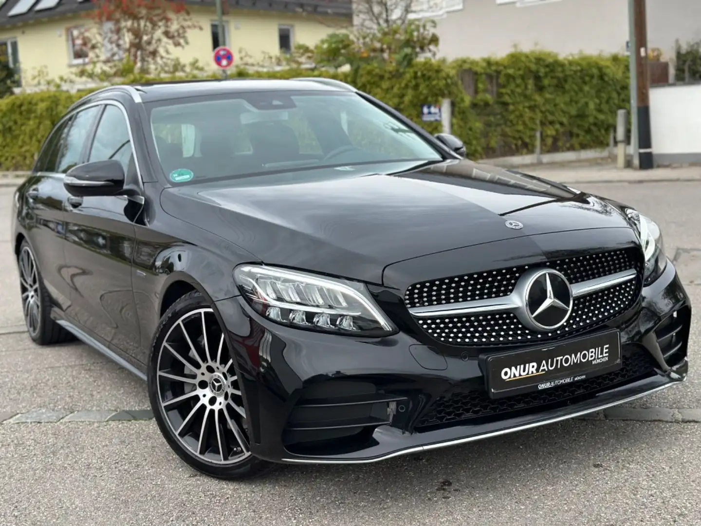 Mercedes-Benz C 300 de T AMG-Line Navi Pano Leder Airmatic ACC Nero - 1