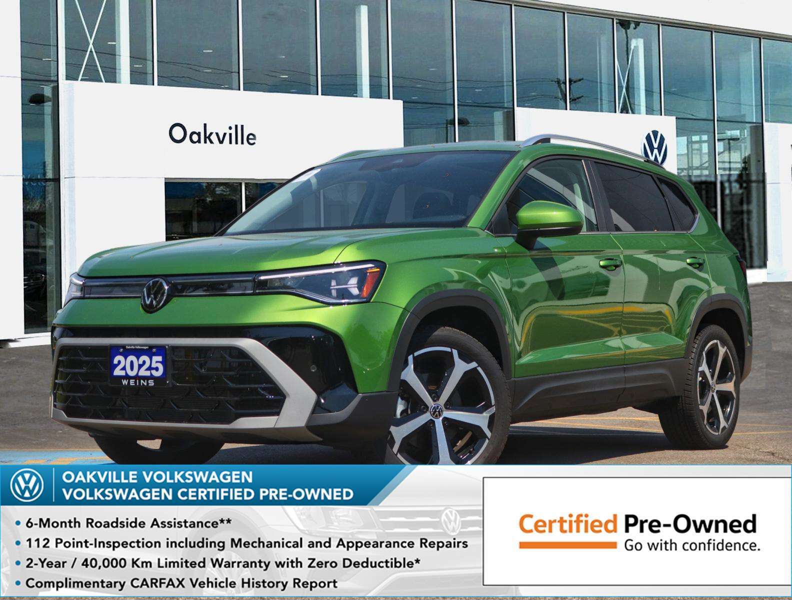 2025 Volkswagen Taos Highline | NO ACCIDENTS | CARPLAY | MOONROOF