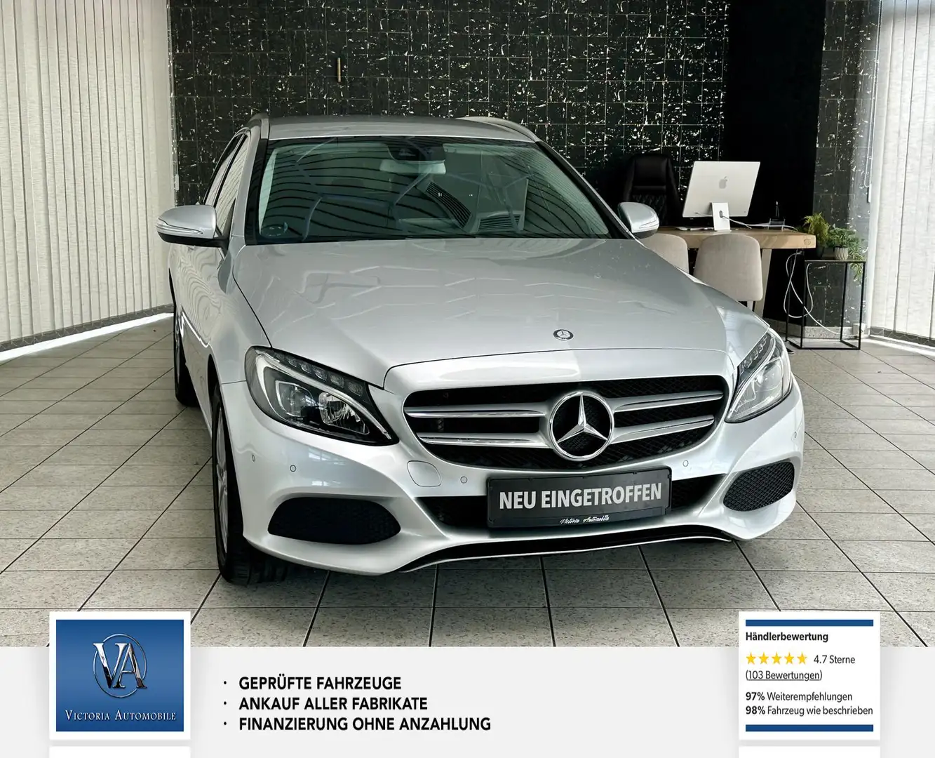 Mercedes-Benz C 250 T BlueTec / d Scheckheft MB . AVANTGARDE , Teilled Silber - 2