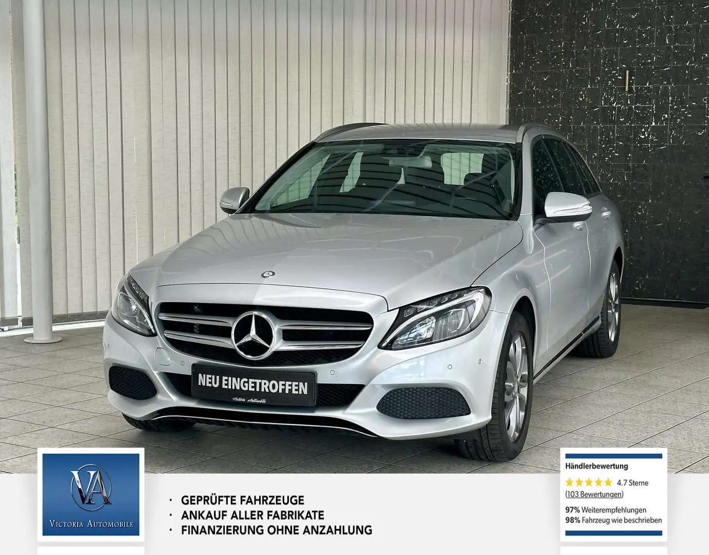 Mercedes-Benz C 250 T BlueTec / d Scheckheft MB . AVANTGARDE , Teilled Silber - 1