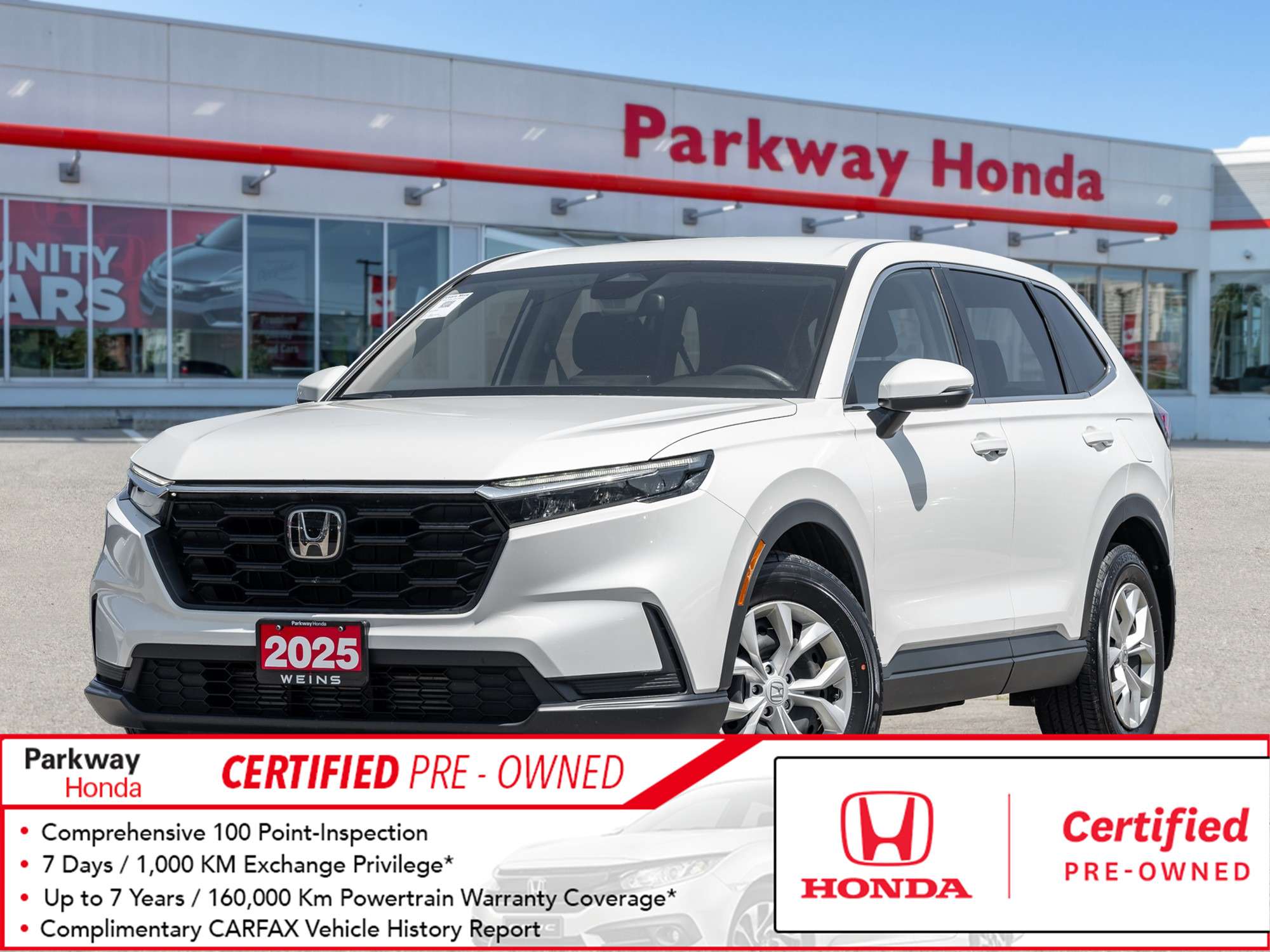 2025 Honda CR-V LX HONDA CERTIFIED | NO ACCIDENTS | OFF LEASE