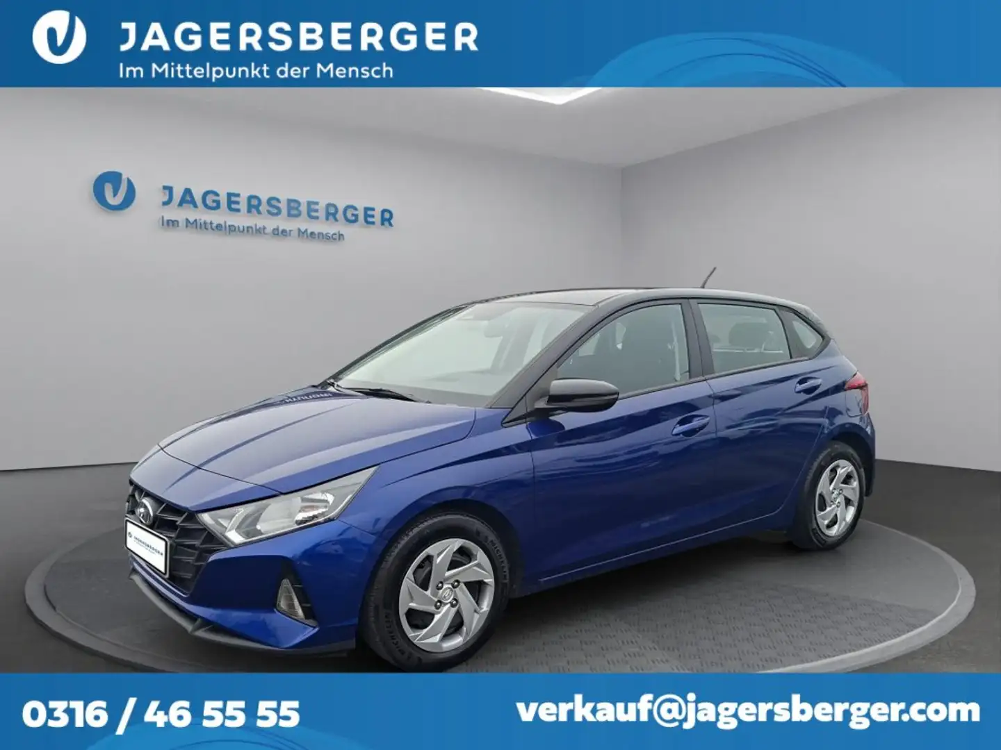 Hyundai i20 1,2 MPI i-Line Plus Schwarz - 1
