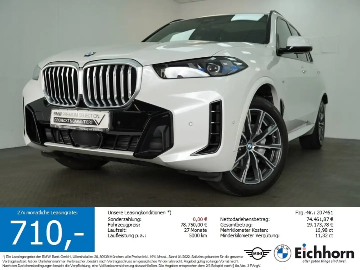 BMW X5 xDrive30d M Sportpaket *TOP AUSSTATTUNG* Weiß - 1
