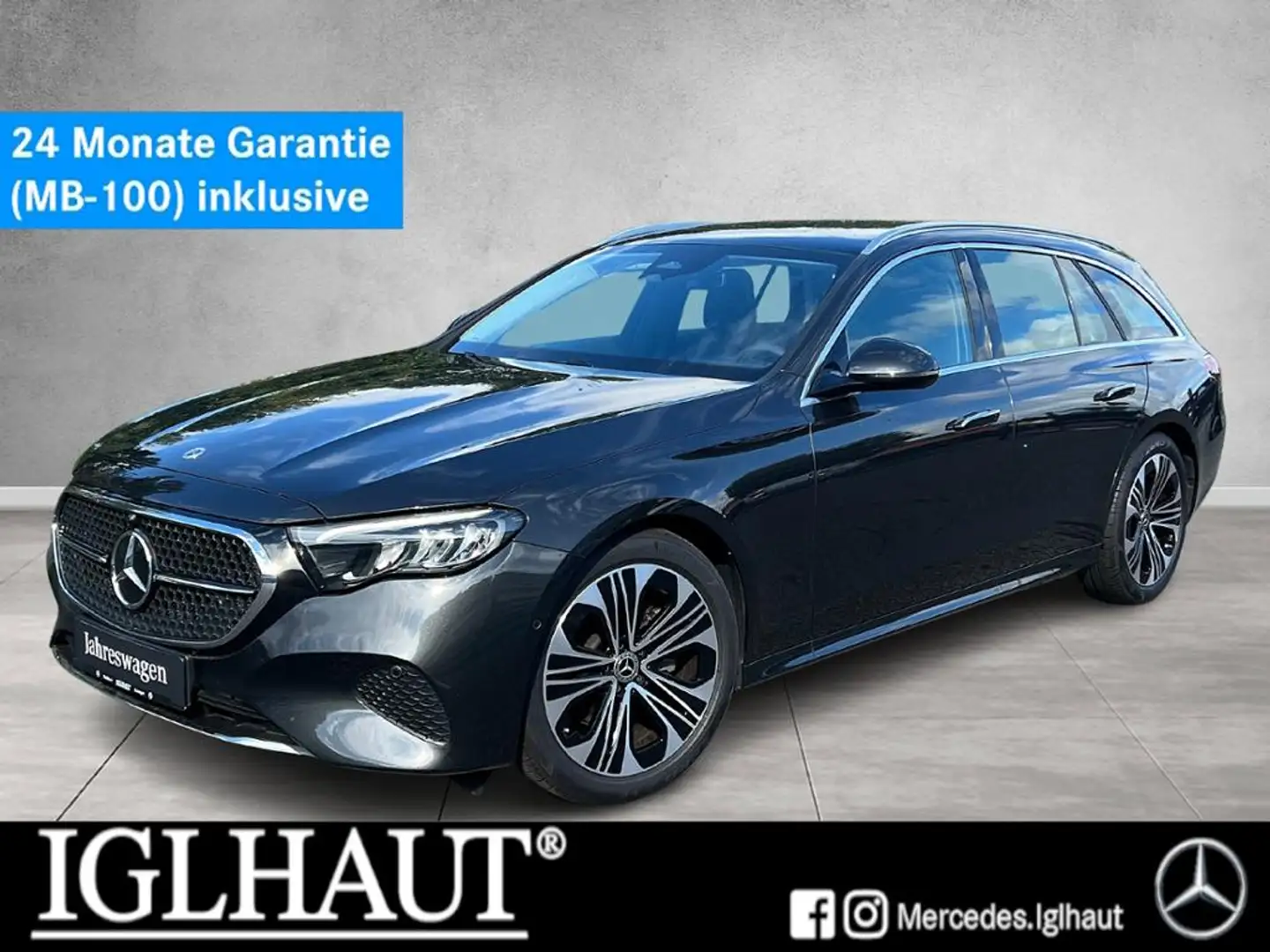 Mercedes-Benz E 220 d T AVANTGARDE AHK KAMERA PANO KEYLESS-GO Grigio - 1