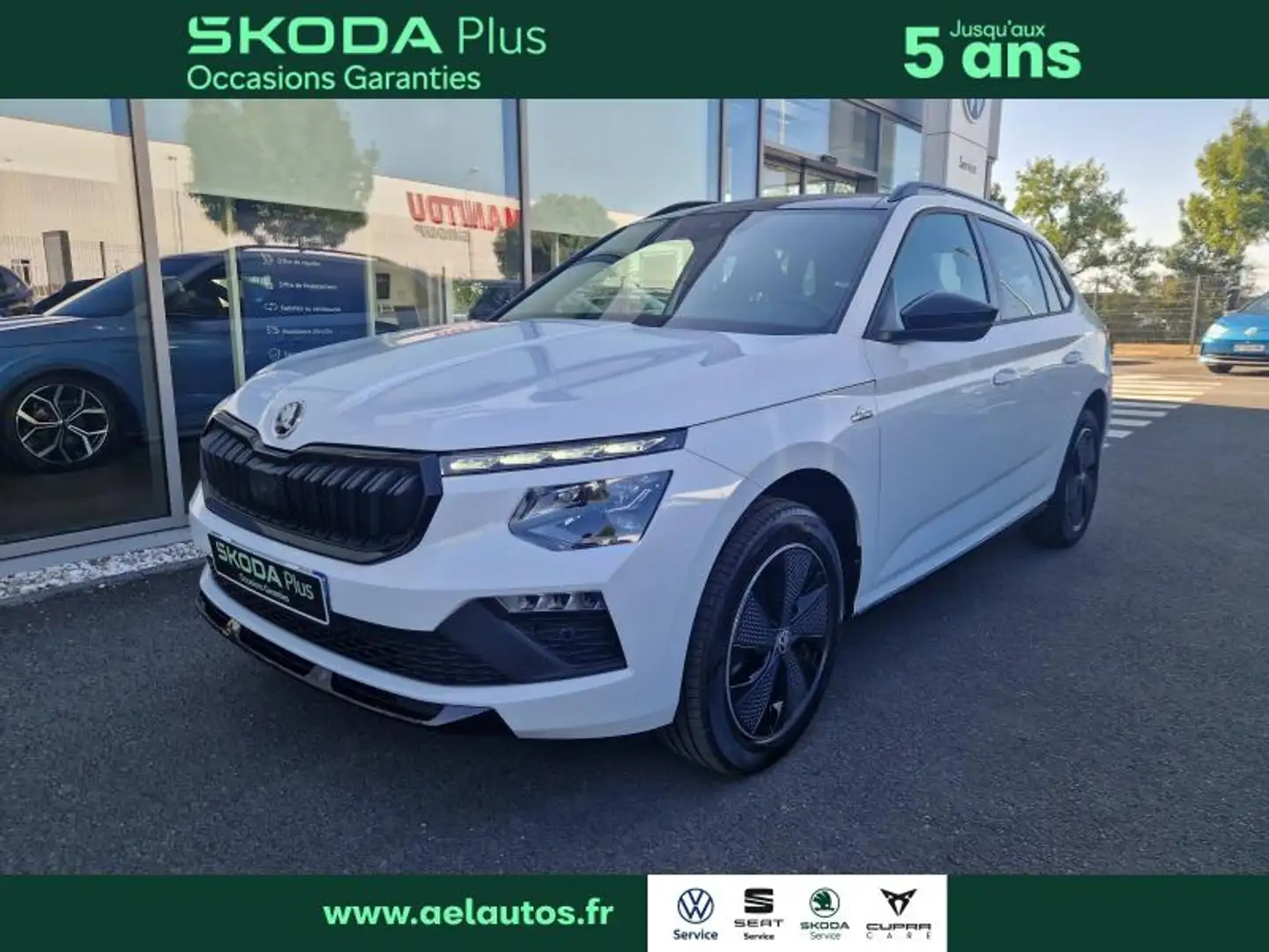 Skoda Kamiq 1.5 TSI Evo 2 150ch ACT Monte Carlo DSG7 Blanc - 1