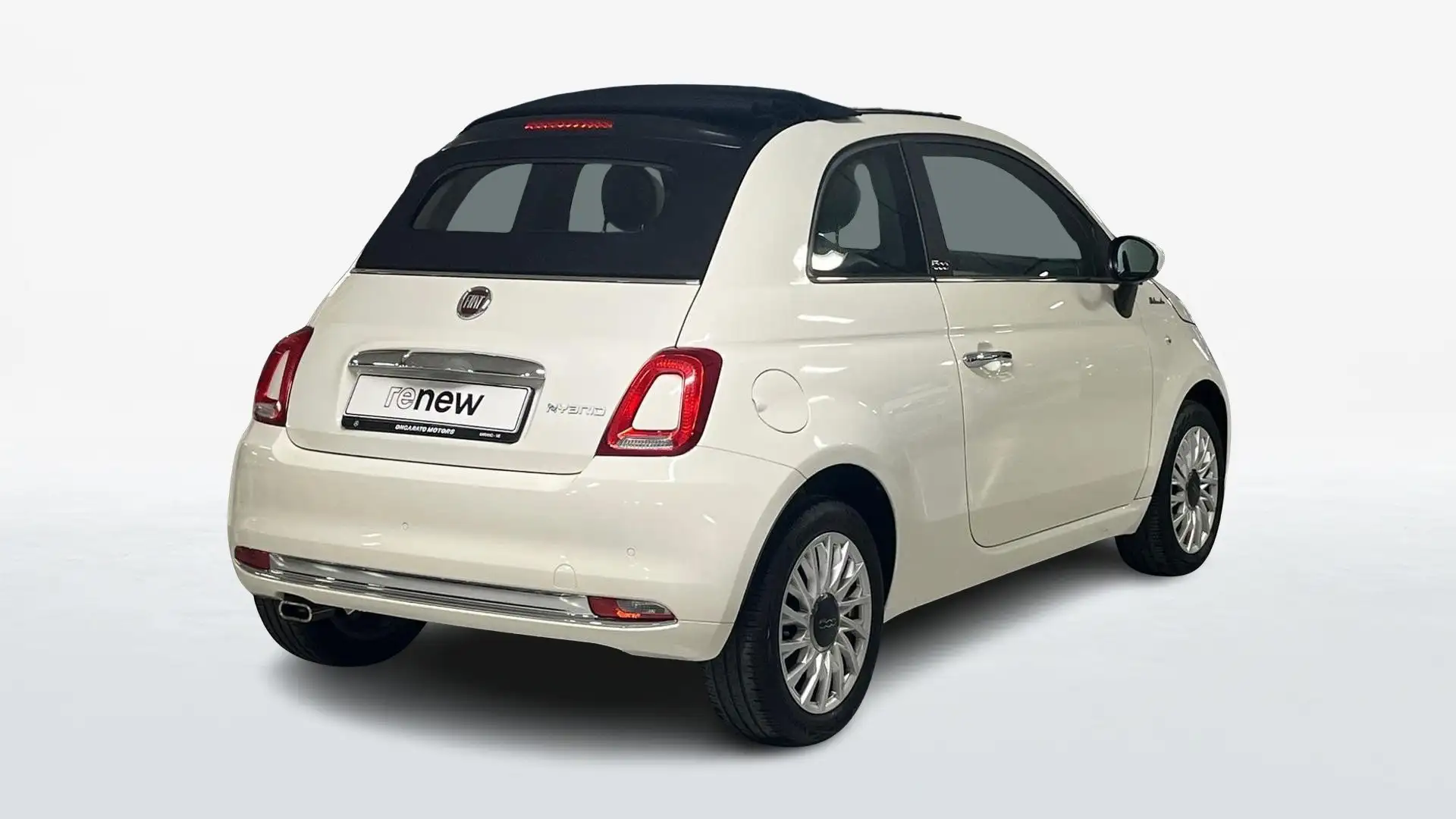 Fiat 500C 500 CABRIO  1.0 hybrid Lounge 70cv Weiß - 2