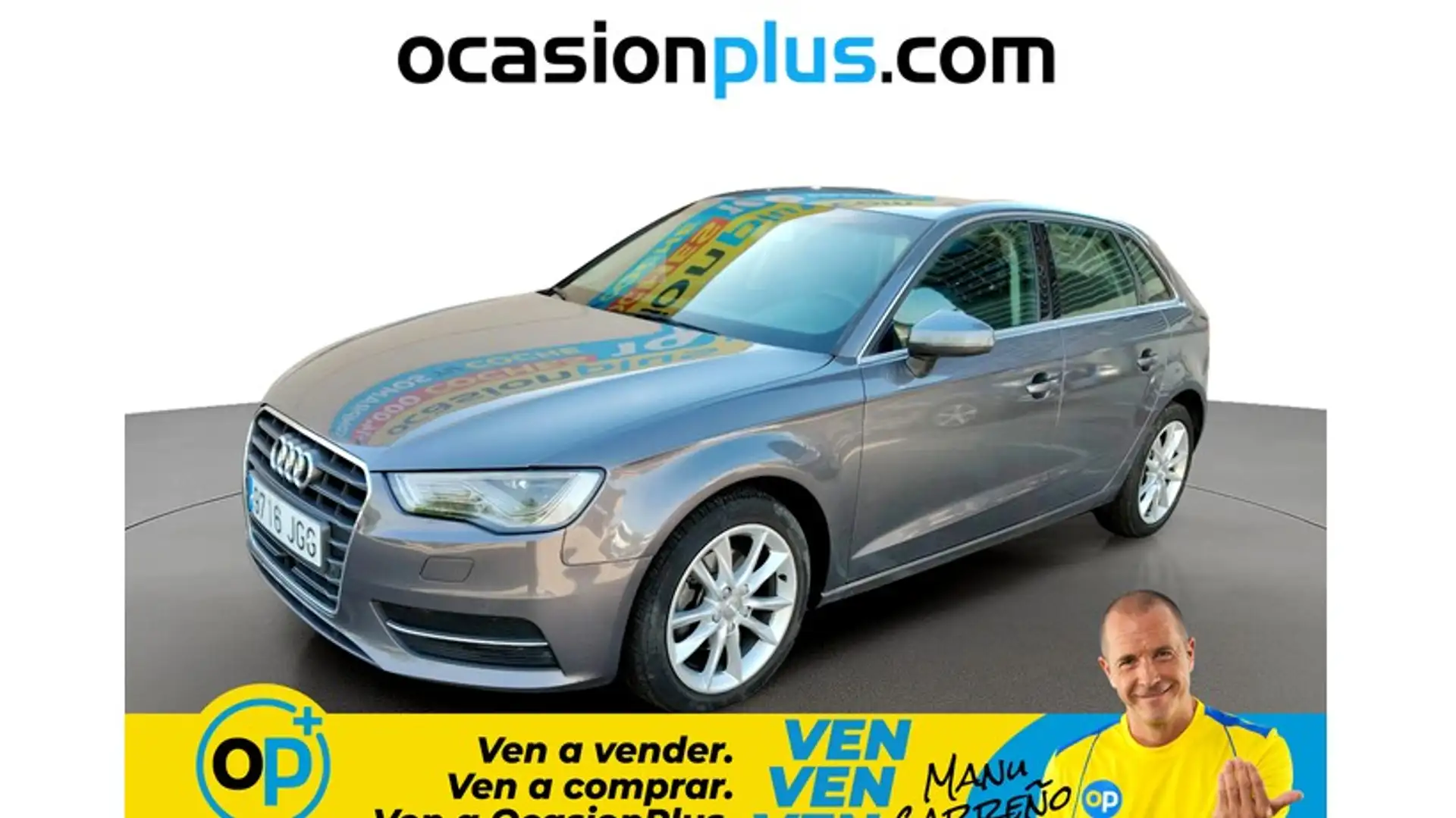 Audi A3 Sportback 1.6TDI CD Advanced Gris - 1