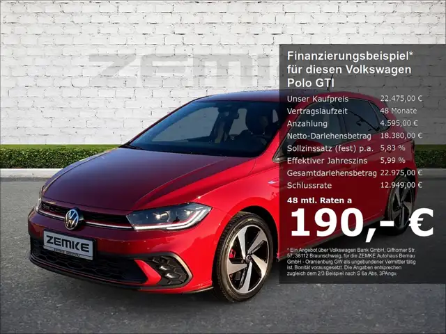 Volkswagen Polo GTI VI 2.0 TSI DSG OPF Digitales Cockpit Soundsystem L