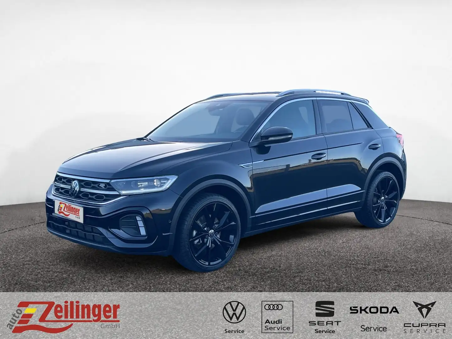 Volkswagen T-Roc R-Line TSI DSG|19"|PANO|AHK|ACC|NAVI|CLIMA Schwarz - 1