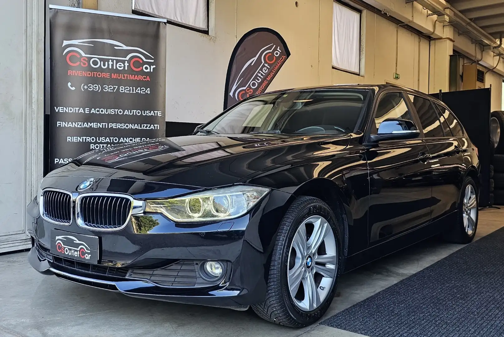 BMW 320 Serie 3 Touring 320d Touring xDrive Autom. Noir - 2