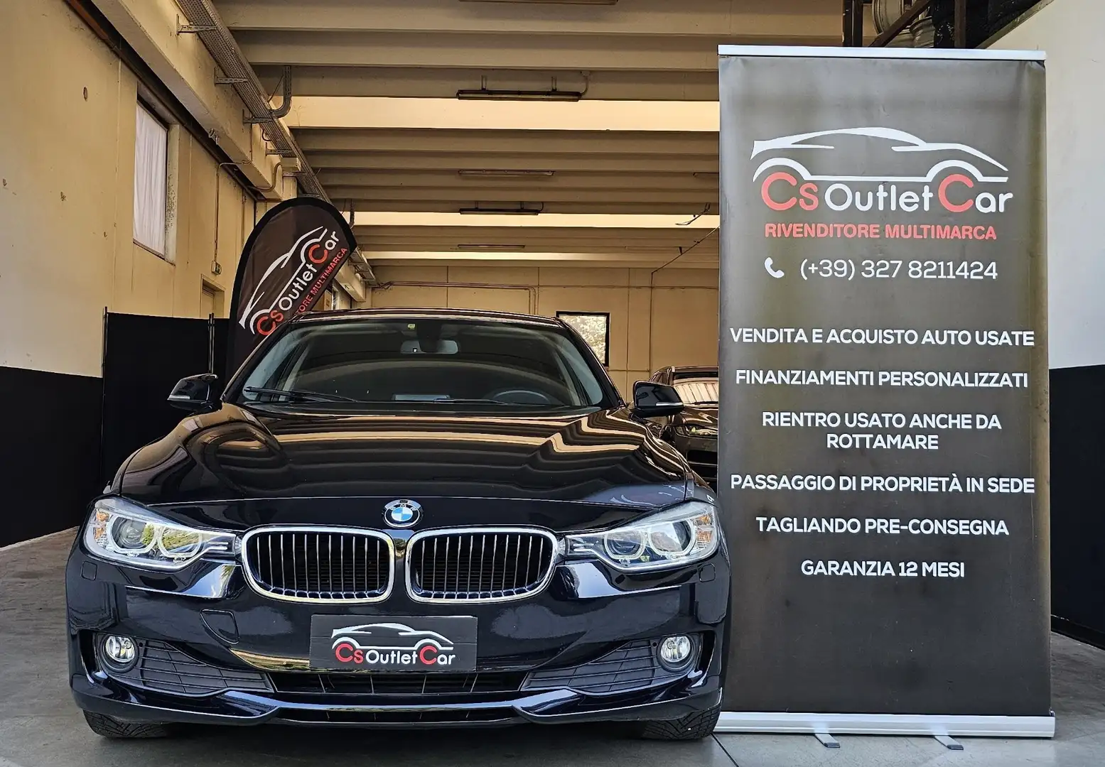 BMW 320 Serie 3 Touring 320d Touring xDrive Autom. Noir - 1