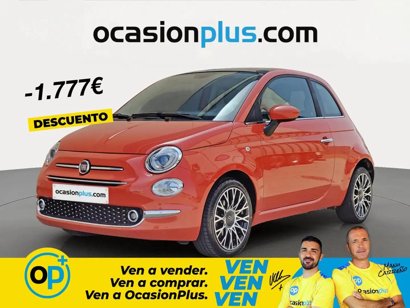 Fiat 500 1.0 Hybrid Dolcevita 52kW Naranja - 1