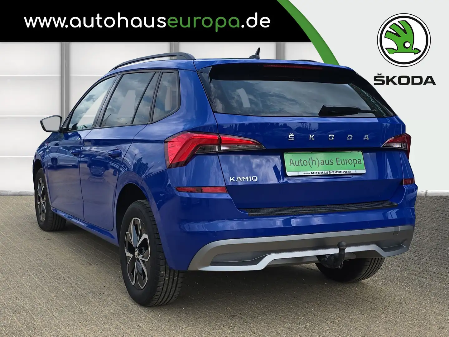 Skoda Kamiq 1.6 TDI Drive 125 KlimaA SmartLink SpurH PDC SHZ A Blauw - 2