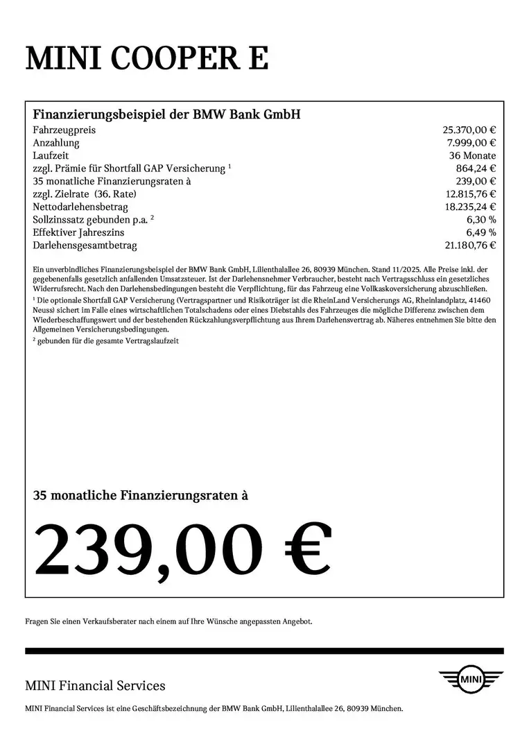 MINI Cooper E CHN DAB LED Parkassistent Shz Schwarz - 2