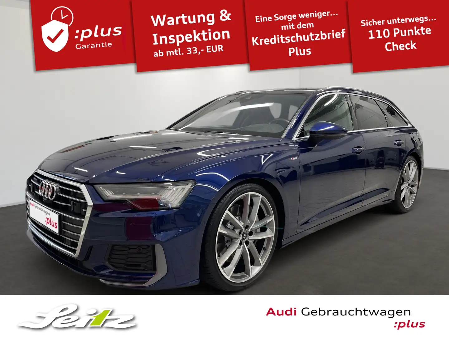 Audi A6 Avant 55 TFSI quattro sport *HEAD-UP*MATRIX*PANO* Blau - 1