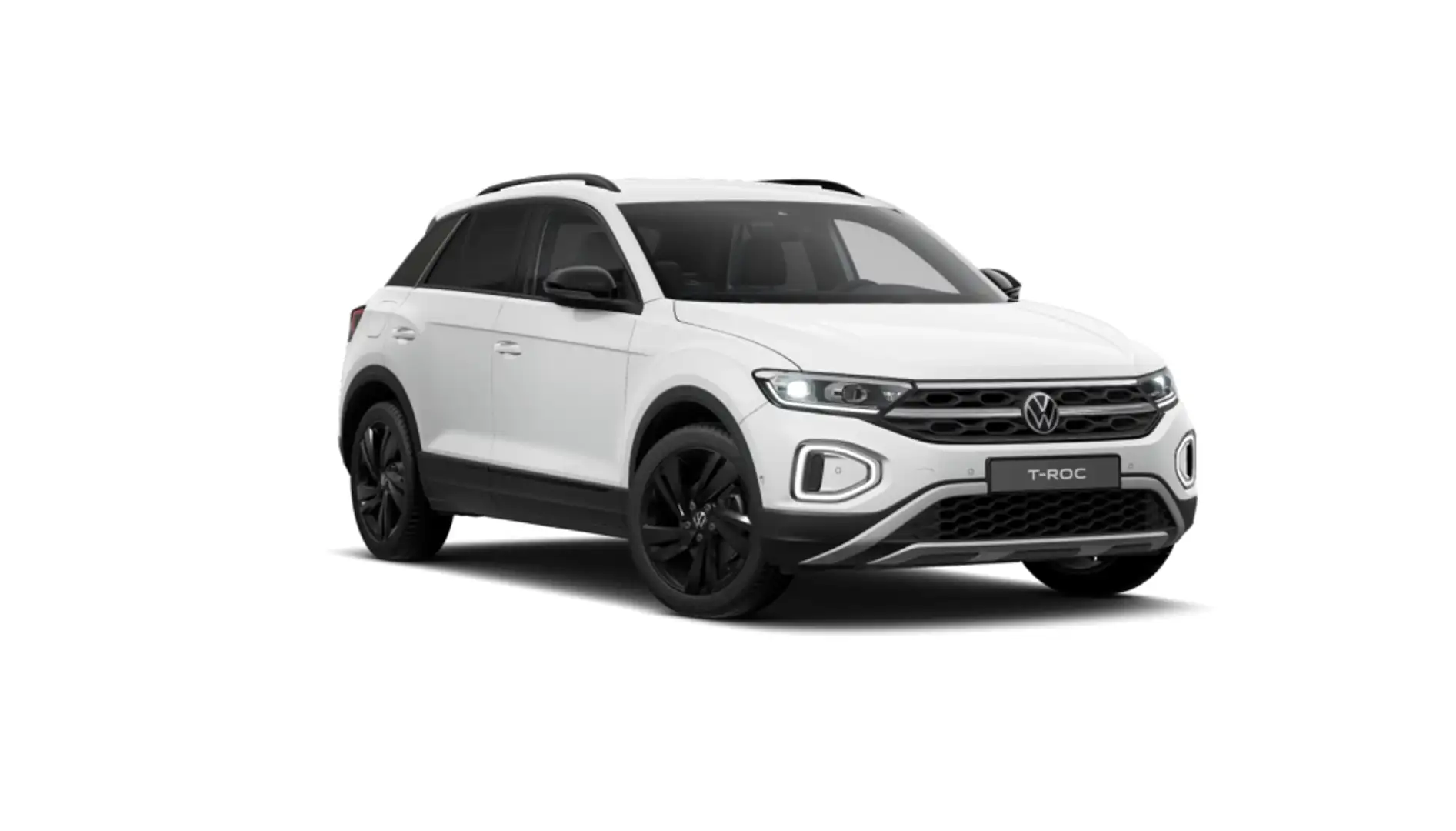 Volkswagen T-Roc 1.5 TSI Dark Line DSG7 110KW Wit - 2