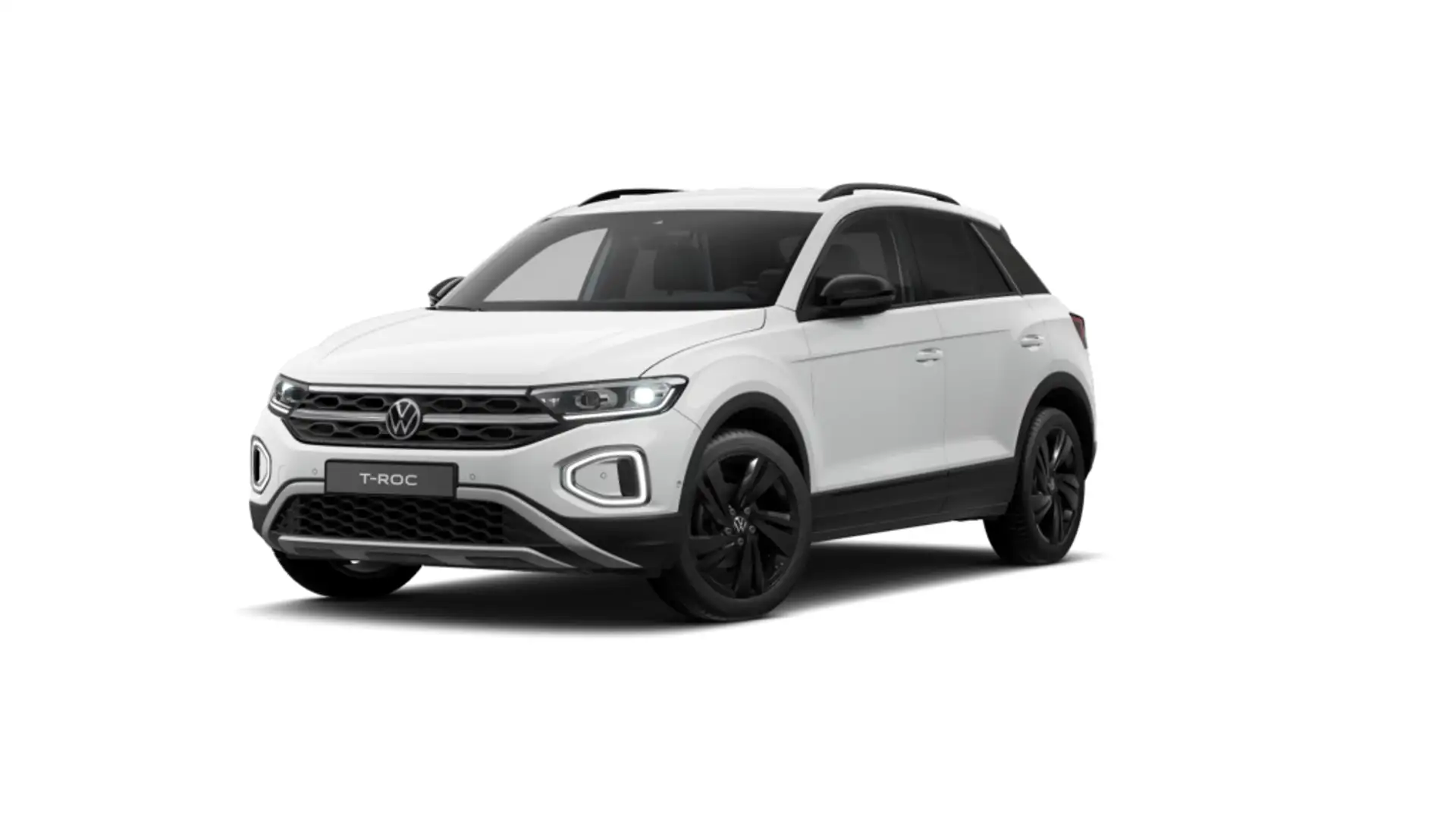 Volkswagen T-Roc 1.5 TSI Dark Line DSG7 110KW Wit - 1