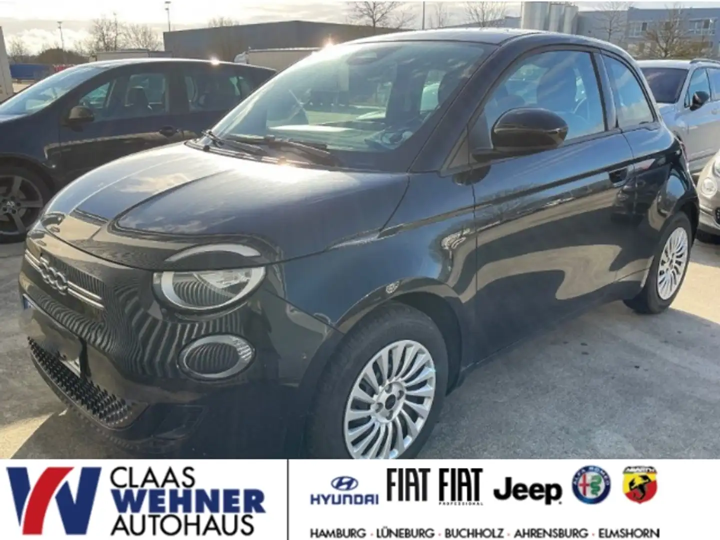 Fiat 500e Action Automatik Komfort,- Radio & Winter-Paket Schwarz - 1
