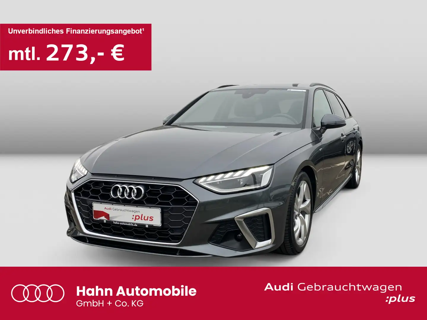 Audi A4 35TFSI S-Line TipTrc Virtual AHK CAM Grau - 1