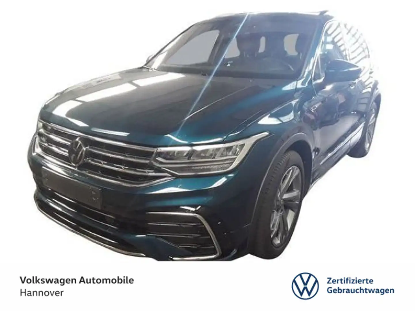 Volkswagen Tiguan 2.0 TDI DSG R-Line Navi AHK Leder Sthzg K Blau - 1