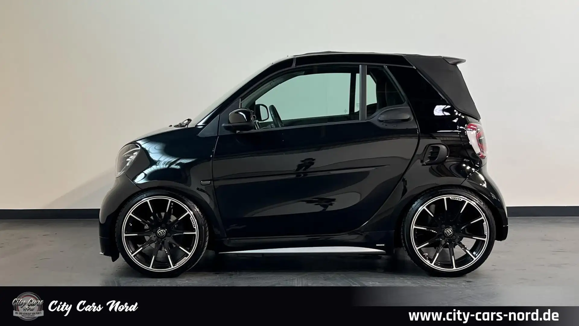 smart forTwo Cabrio BRABUS prime SPORT-KLIMA-BLUETOOTH Siyah - 2