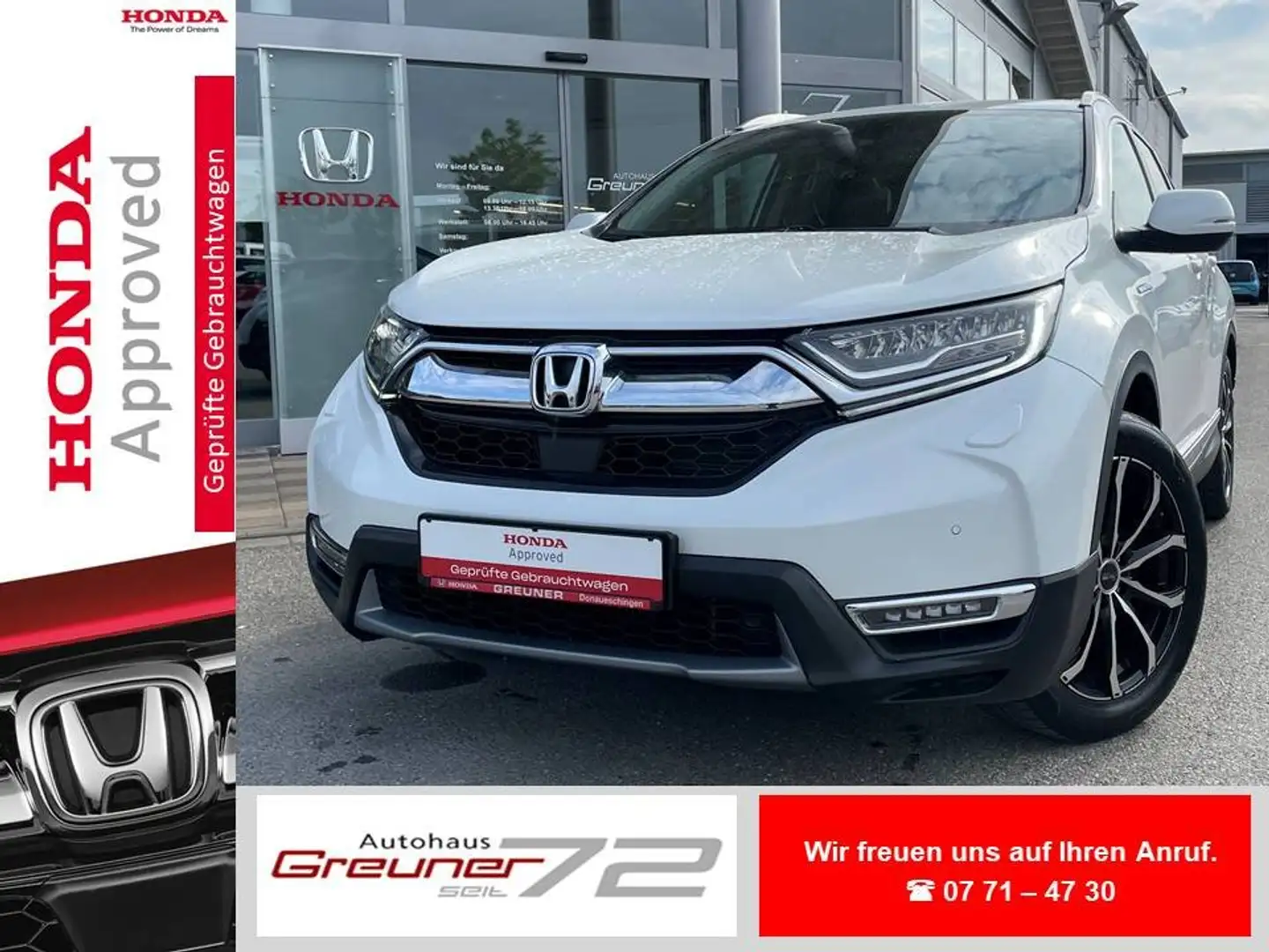 Honda CR-V 2.0 i-MMD Hybrid 4WD Executive * Standheizung * Білий - 1