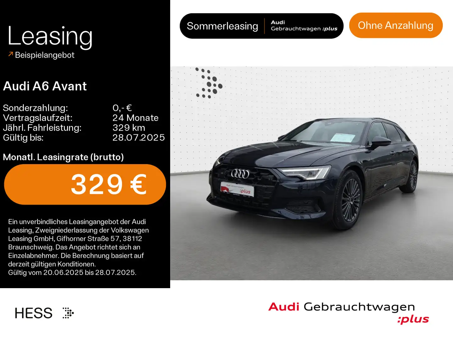 Audi A6 40 TDI quattro advanced*NAVI-PLUS*HUD*L Blau - 1