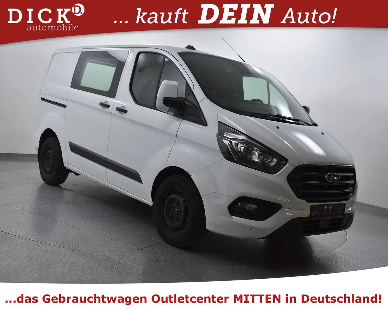 Ford Transit Custom Transit Cust 2.0d Aut 340 STDHZ+SHZ+3SI+NAV+KAM+ White - 2