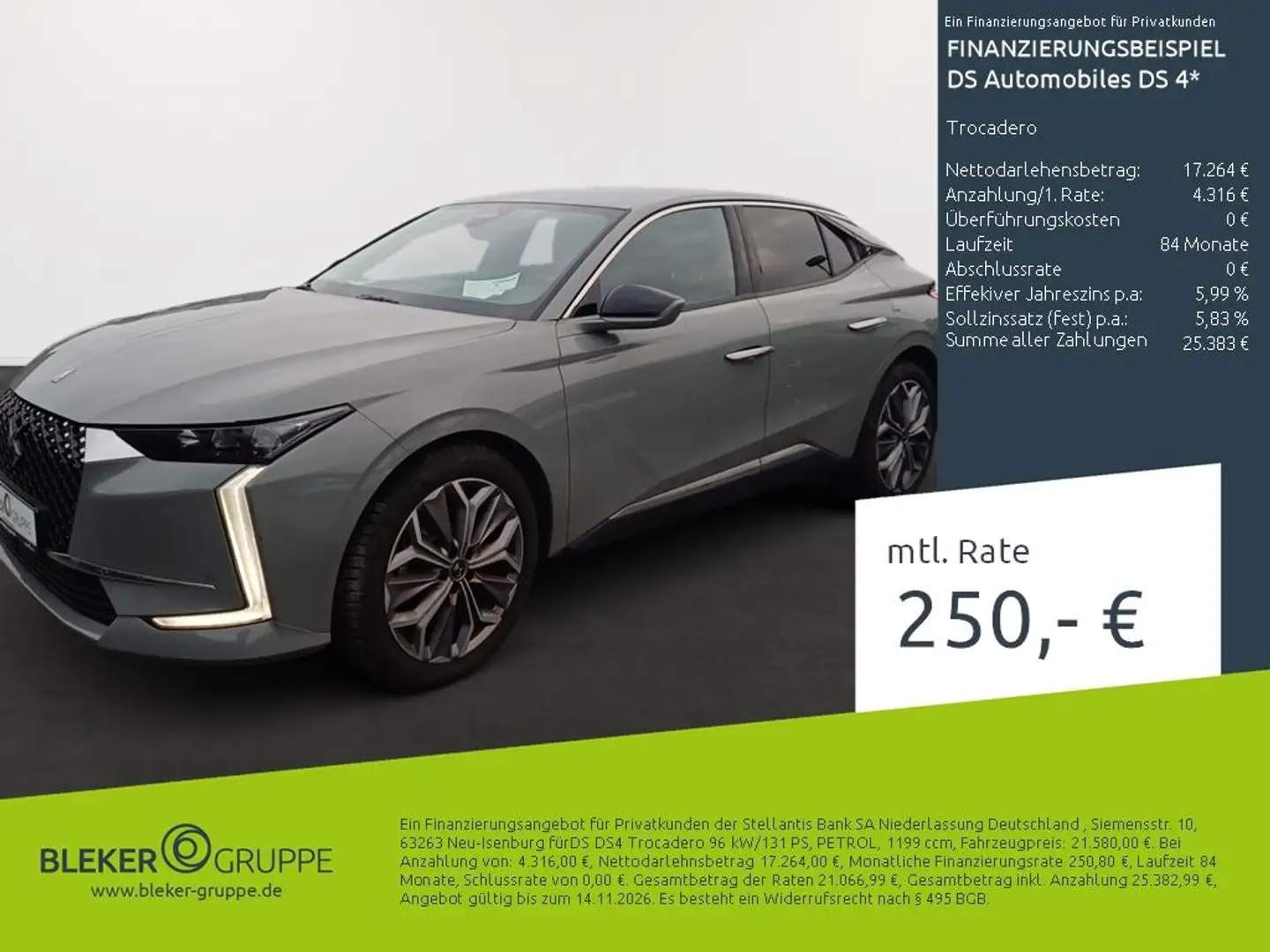 DS Automobiles DS 4 Trocadero Grau - 1