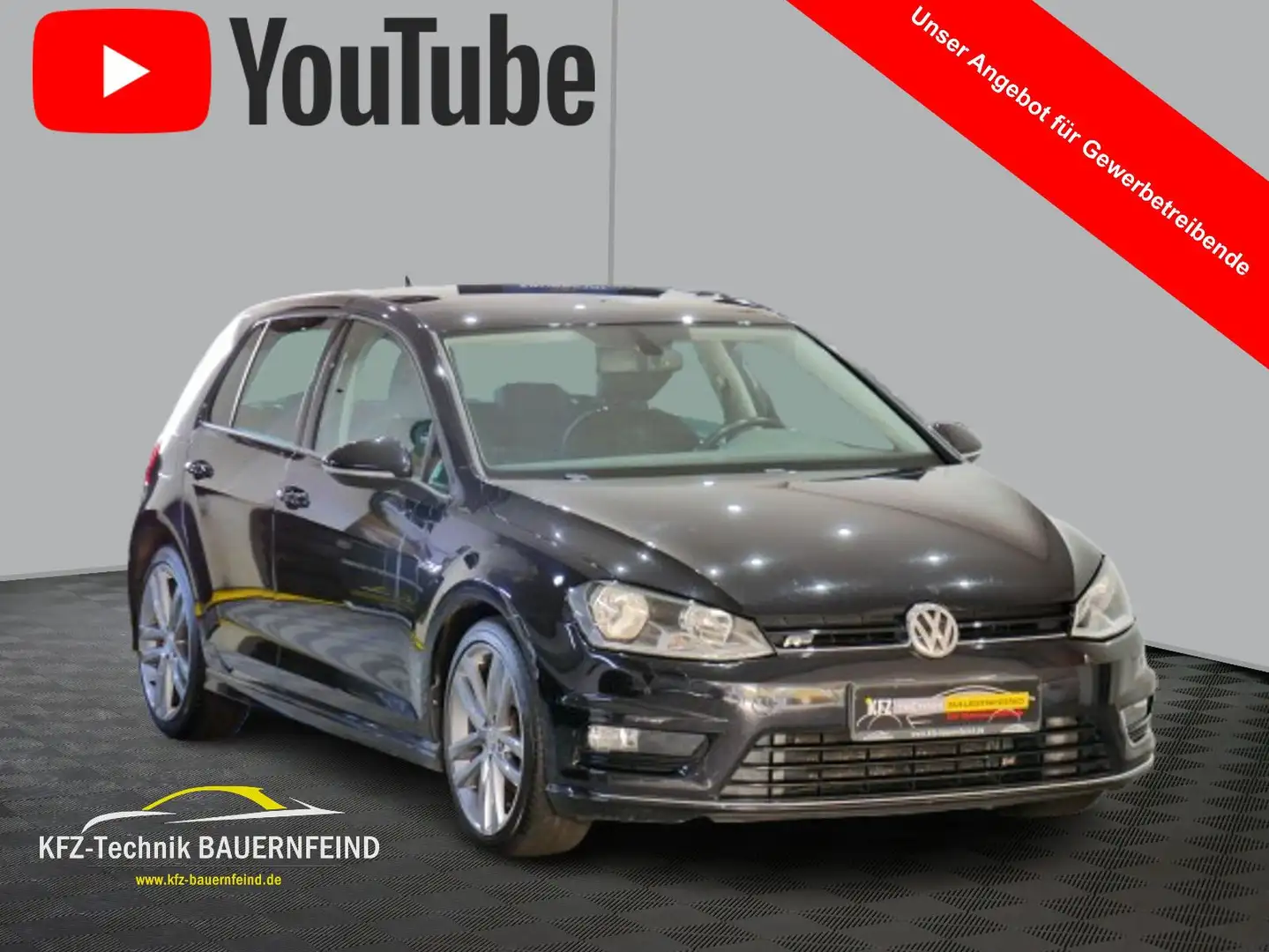 Volkswagen Golf VII Lim. R-LINE Lounge 8-fach NAVI Noir - 1