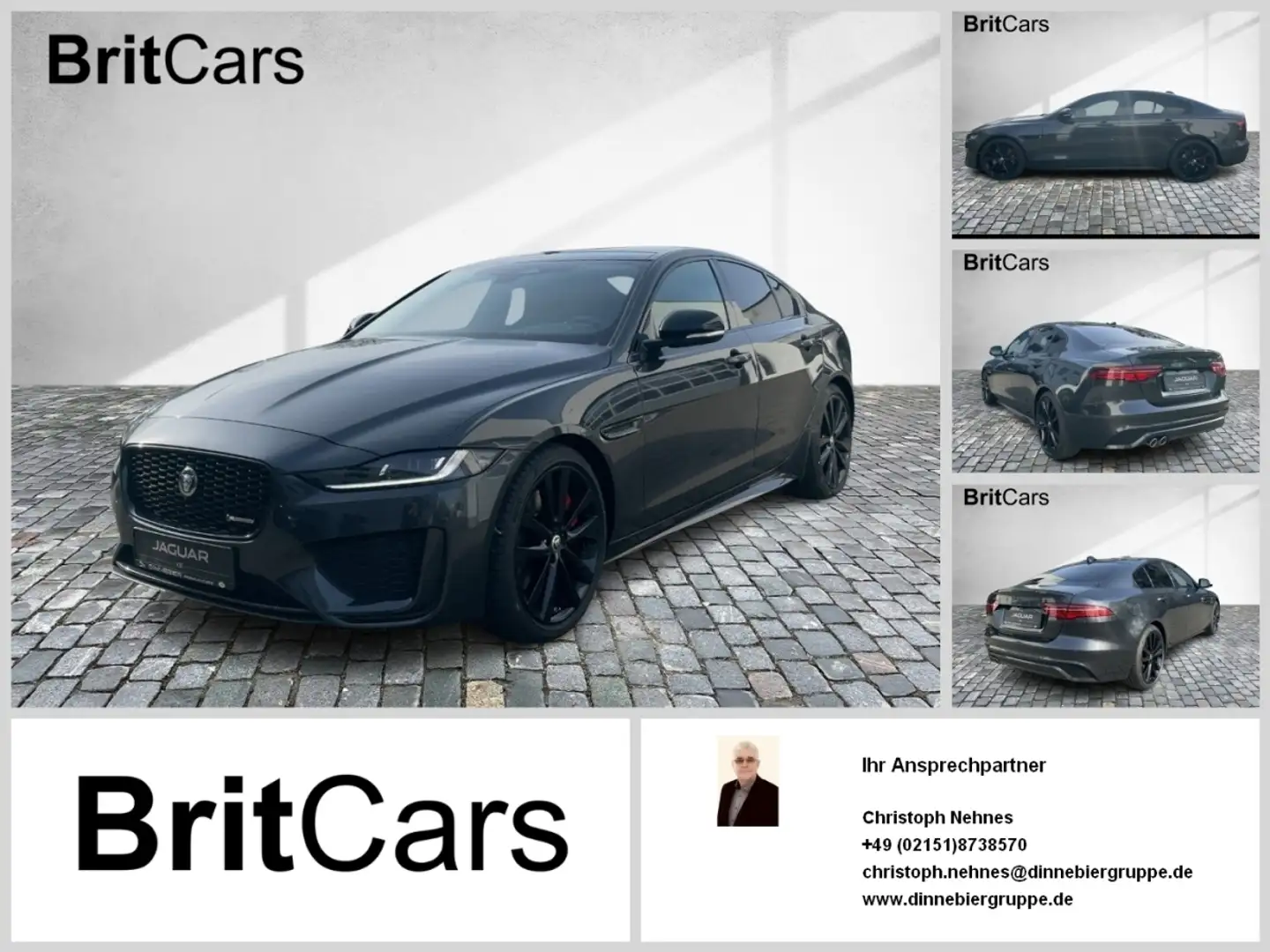 Jaguar XE D200 R-Dynamic SE *AHK*PANO*Black-Pack SpurH Grigio - 1