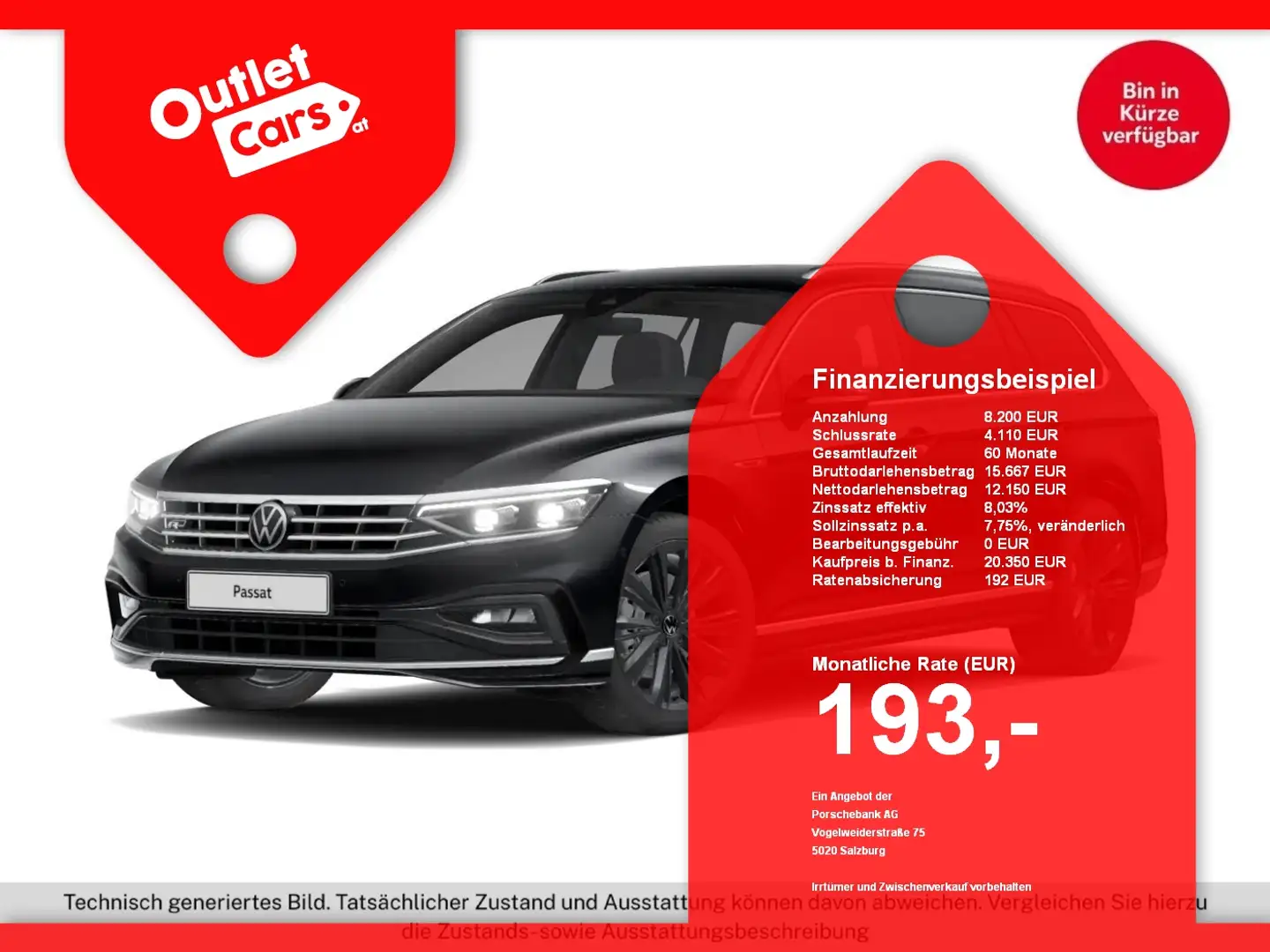 Volkswagen Passat Variant 2.0 TDI DSG Elegance IQLight+LED Schwarz - 1