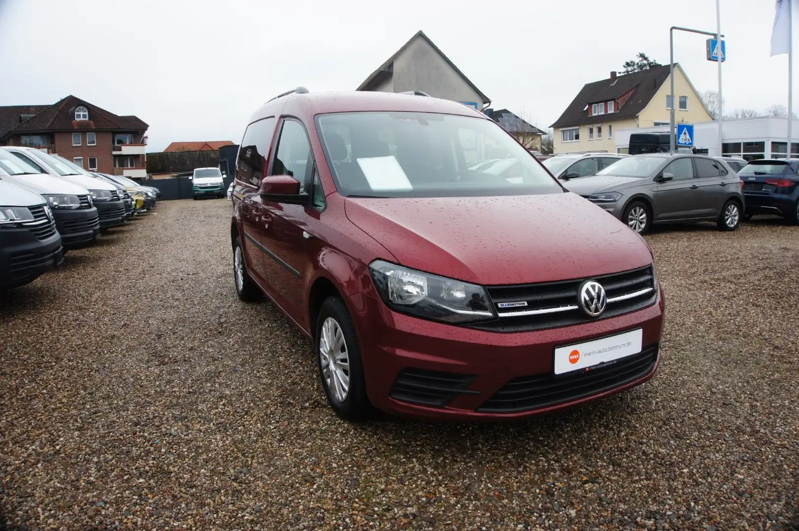 Volkswagen Caddy PKW Trendline PDC APP CONNECT TEMPOMAT Rot - 2