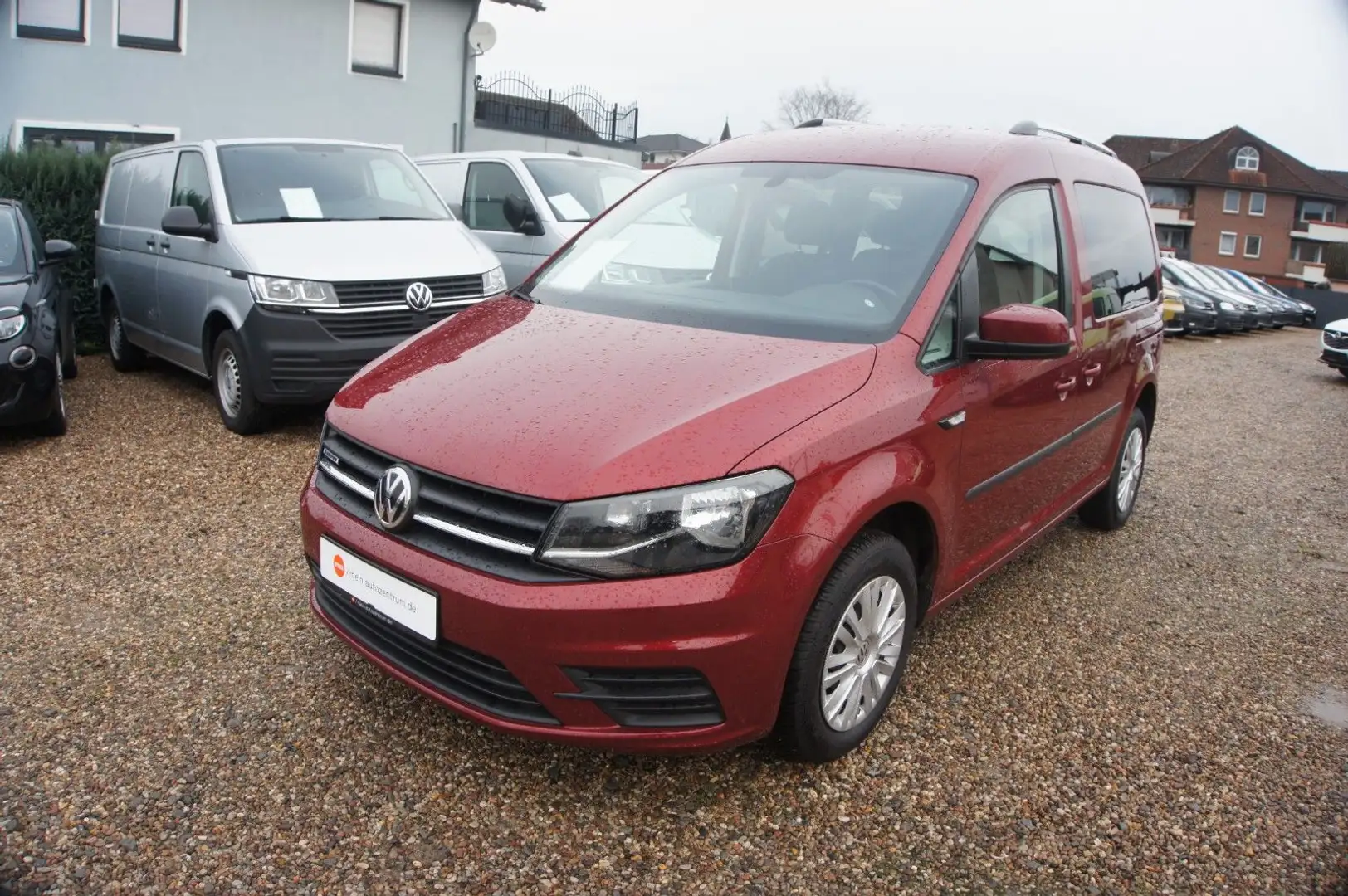 Volkswagen Caddy PKW Trendline PDC APP CONNECT TEMPOMAT Rot - 1