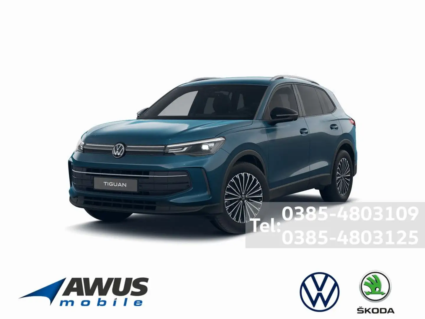 Volkswagen Tiguan 2.0TDI DSG Goal AHK Blau - 1