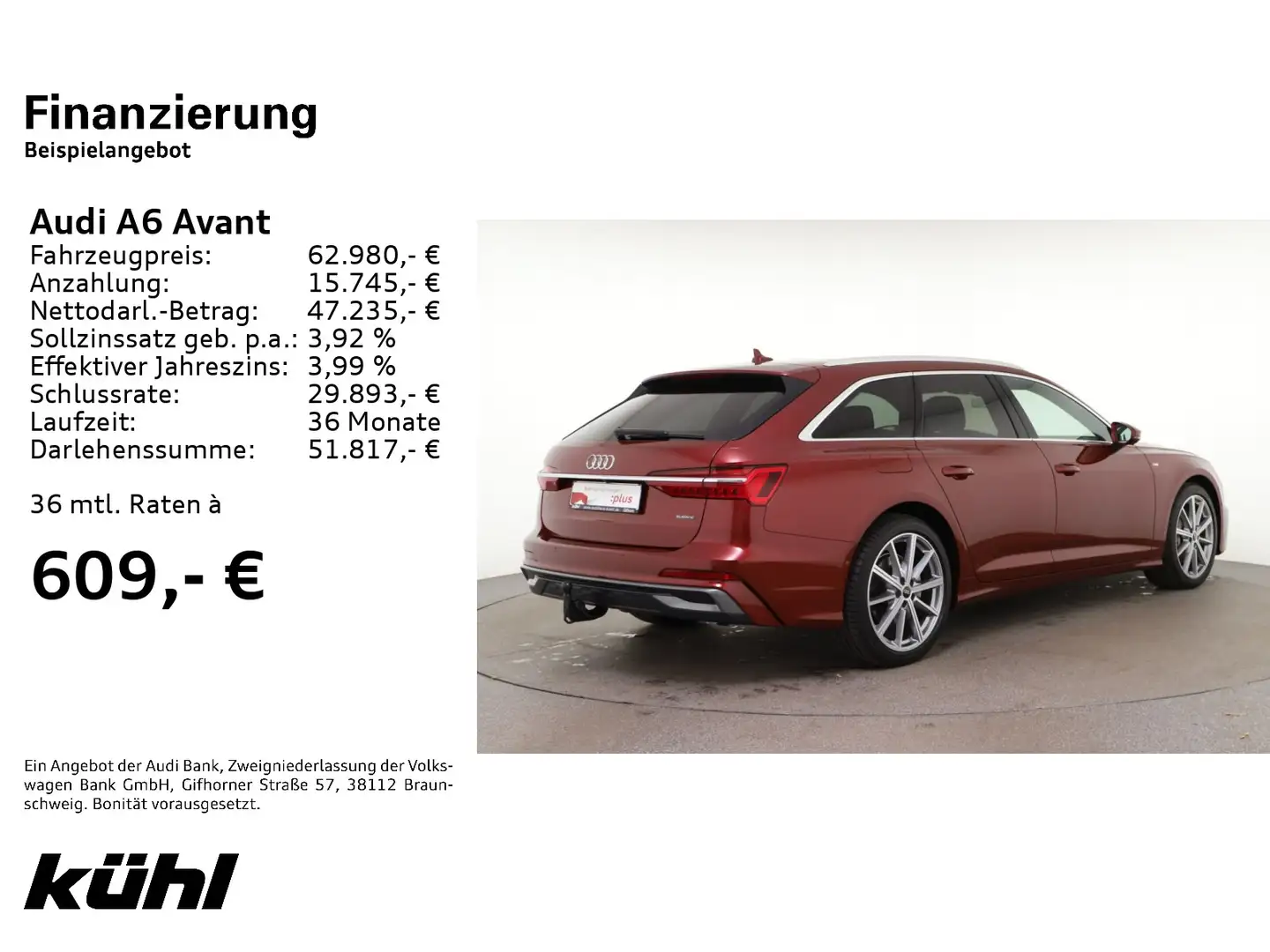 Audi A6 50 TFSI e S tronic S line HD Matrix 360 Noir - 2