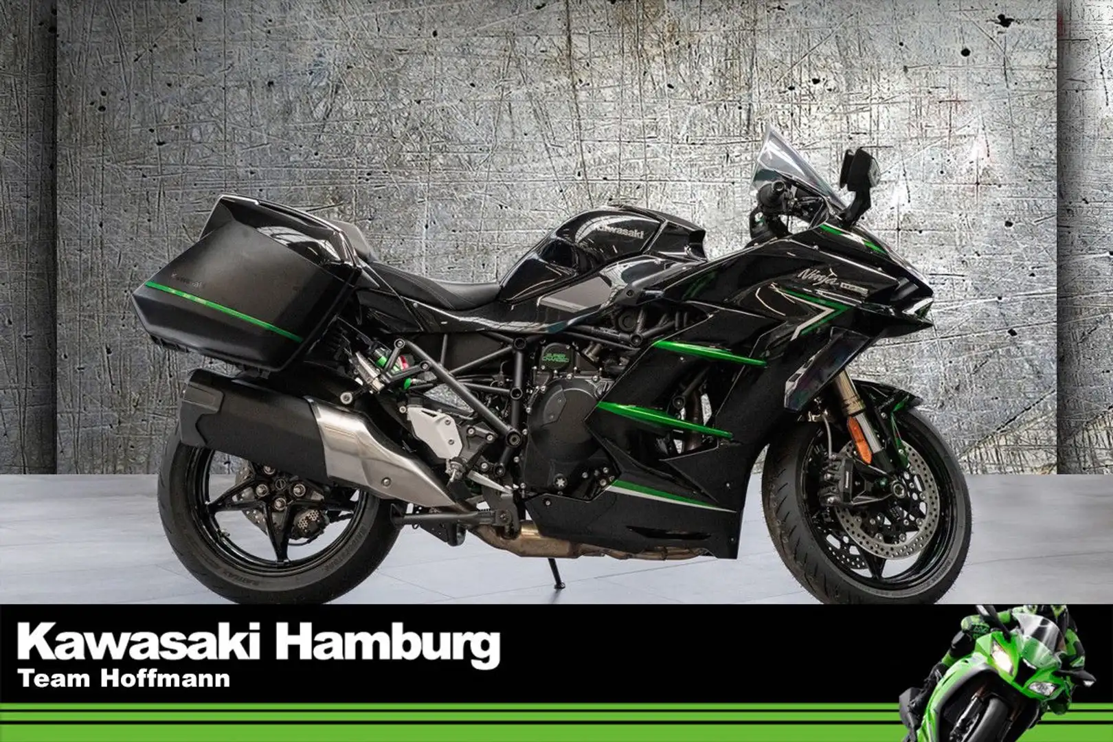 Kawasaki Ninja H2 SX Tourer,4 JAHRE GAR.,sofort lieferbar Fekete - 1