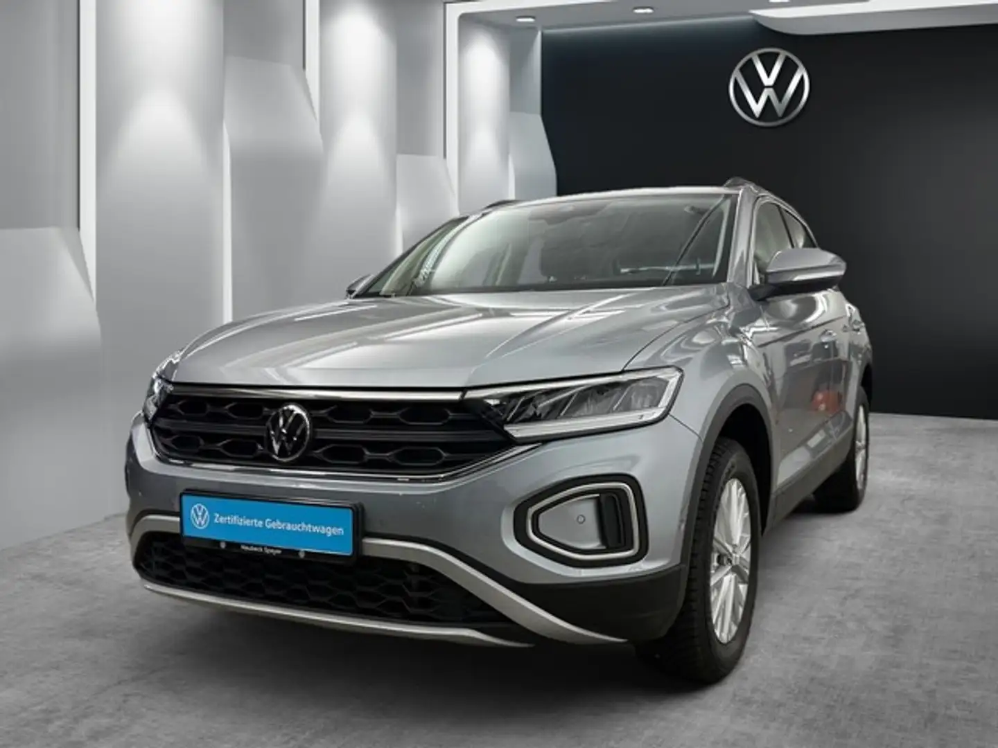 Volkswagen T-Roc 1.5 TSI Life AHK KAMERA STANDH SITZH NAVI Silber - 1