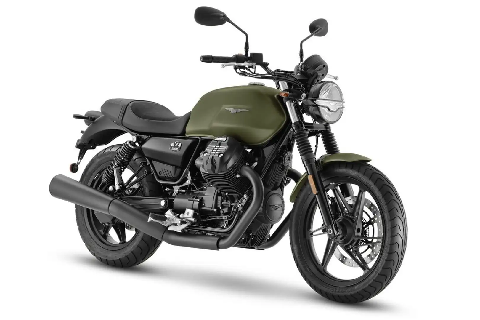Moto Guzzi V 7 STONE Groen - 2