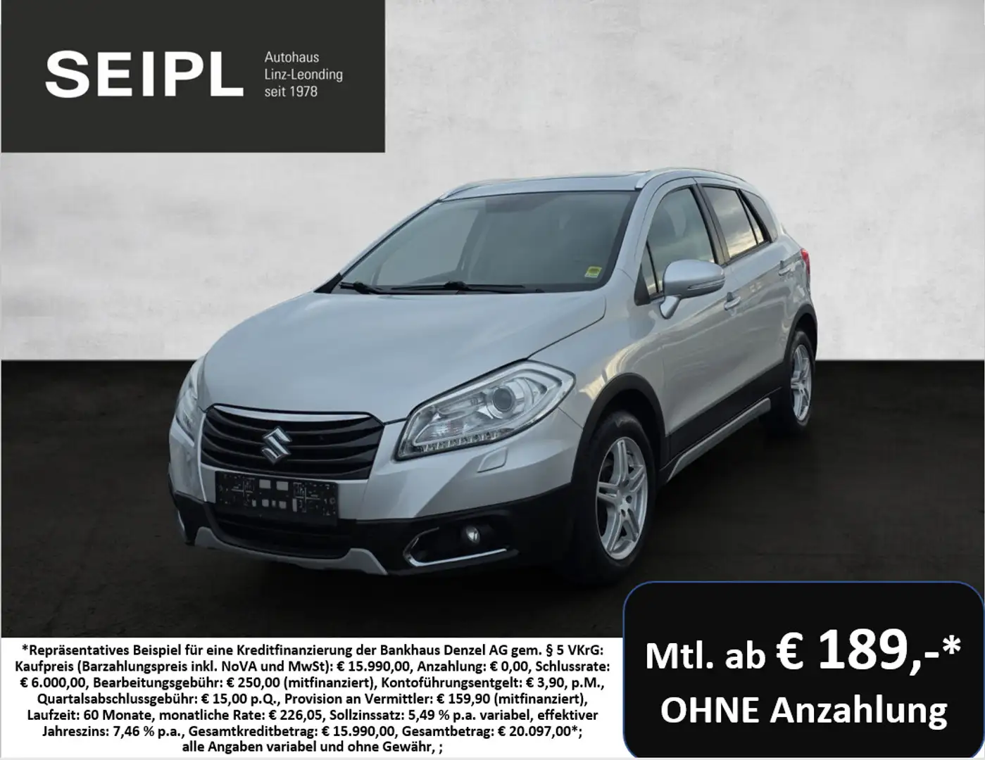 Suzuki SX4 S-Cross 1,6 DDiS flash Silber - 1