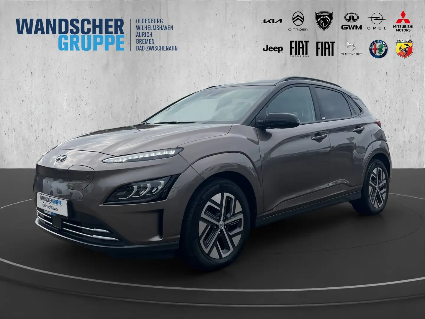 Hyundai KONA Elektro Kam.+LED+Navi+SHZ+ACC+LM+PDC+SpurH Braun - 1