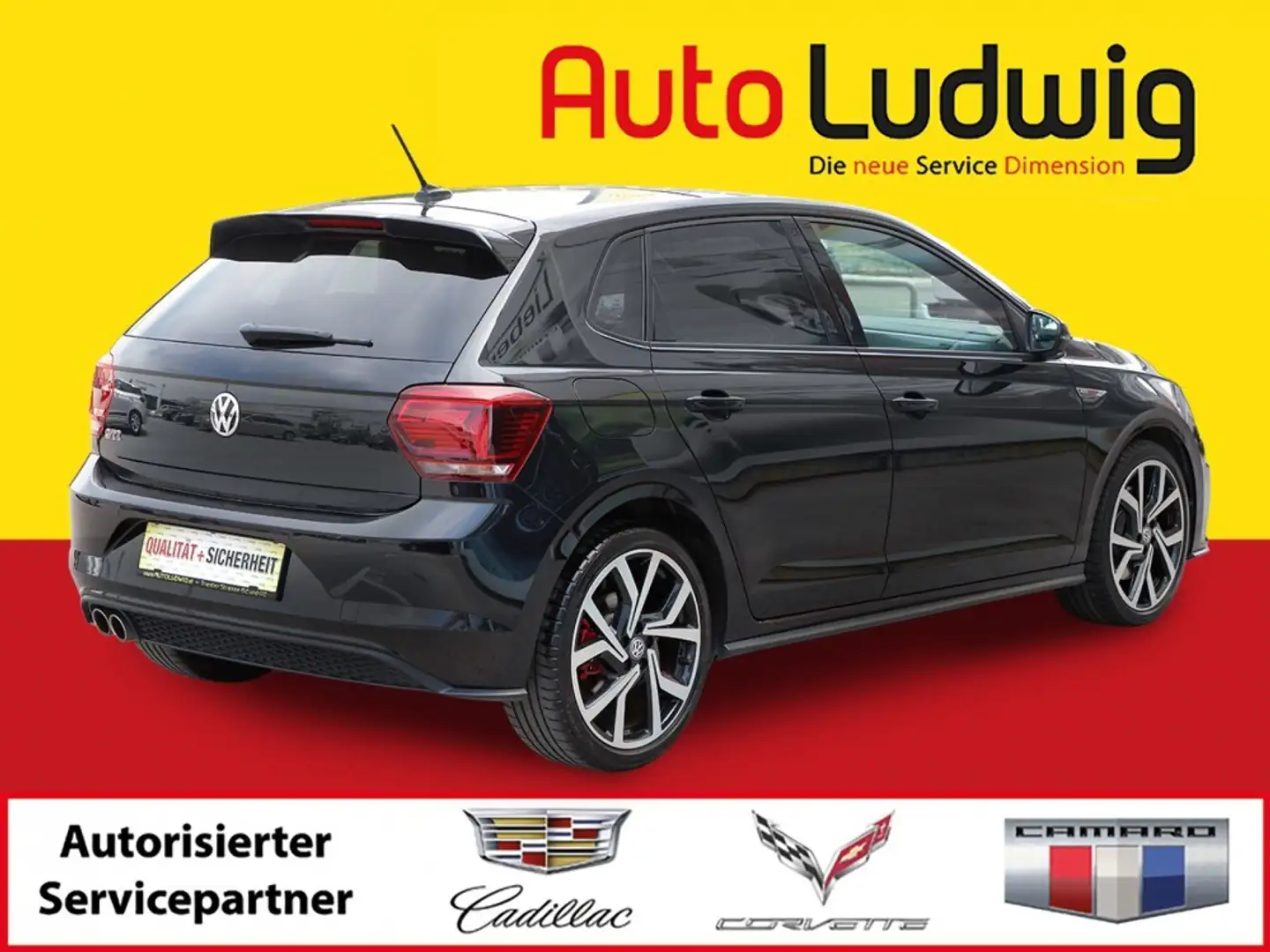 Volkswagen Polo 2,0 TSI GTI DSG*DIGI COCKPIT*NAVI*LED*PDC*PANOR... Schwarz - 2