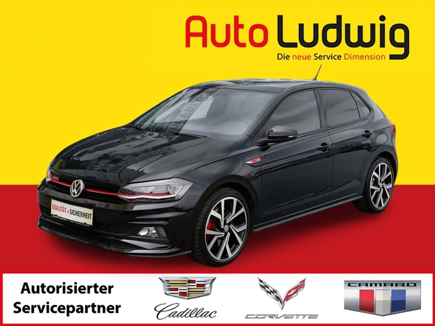 Volkswagen Polo 2,0 TSI GTI DSG*DIGI COCKPIT*NAVI*LED*PDC*PANOR... Schwarz - 1