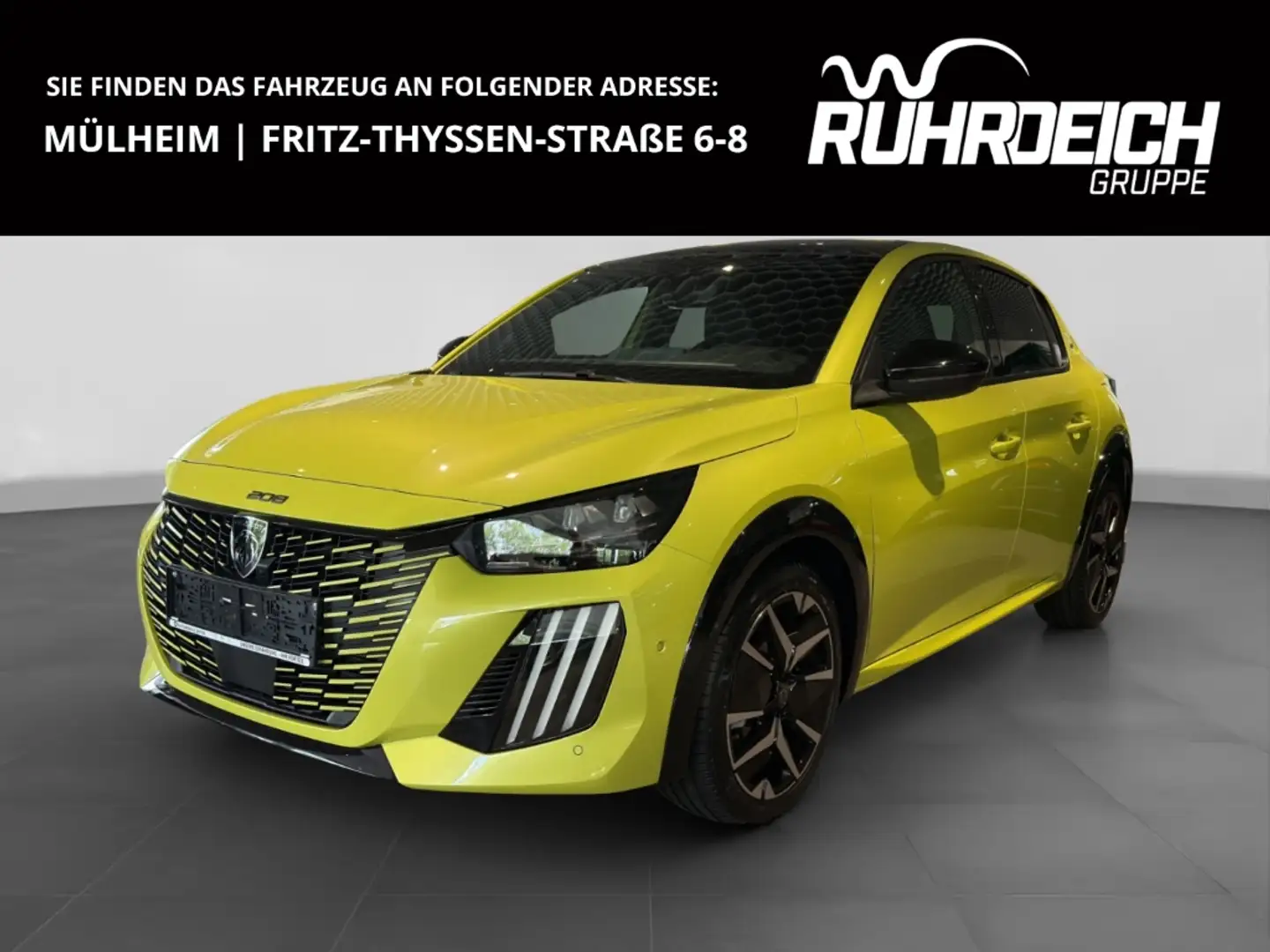 Peugeot 208 Hybrid 136 GT 1.2 EU6e VOLL Geel - 1