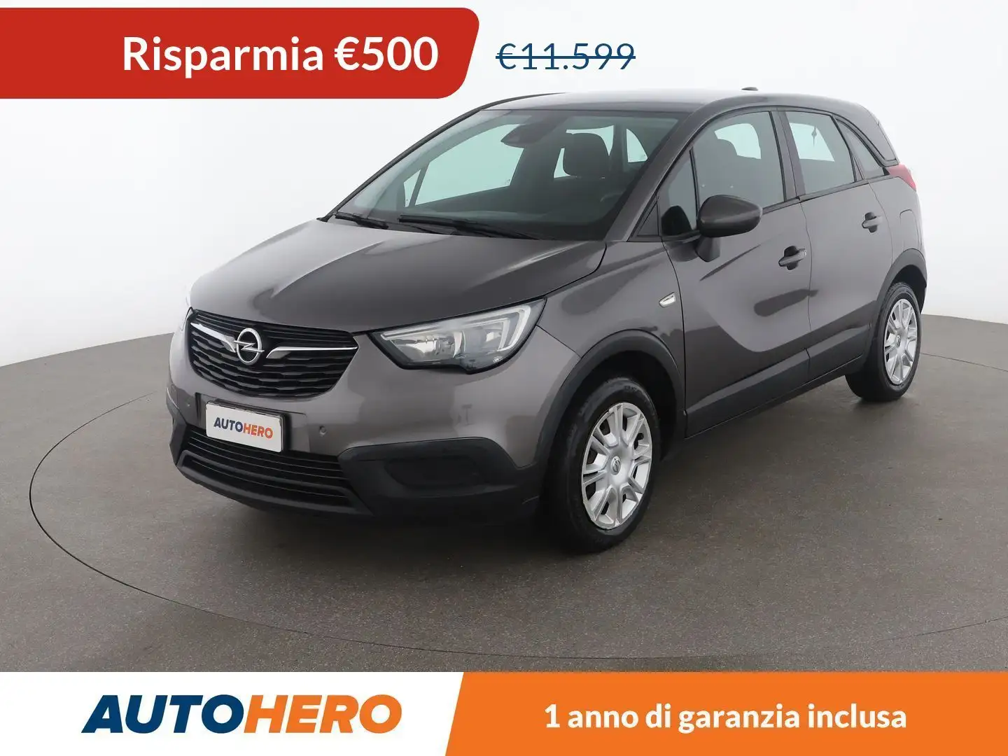 Opel Crossland X 1.2 Turbo Advance 110 CV Grigio - 1