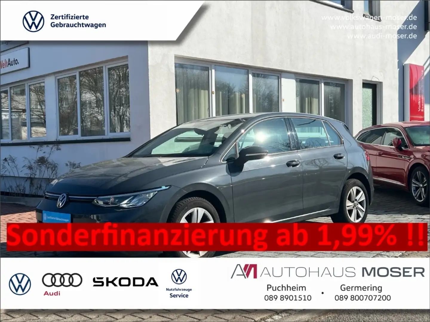 Volkswagen Golf 8 Life 1.5TSI APP*Navi*LED*Climatronic*Shzg!!! Grau - 1