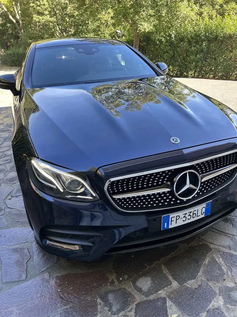 Mercedes-Benz E 350 Coupe d Premium Plus 4matic auto Blu/Azzurro - 1