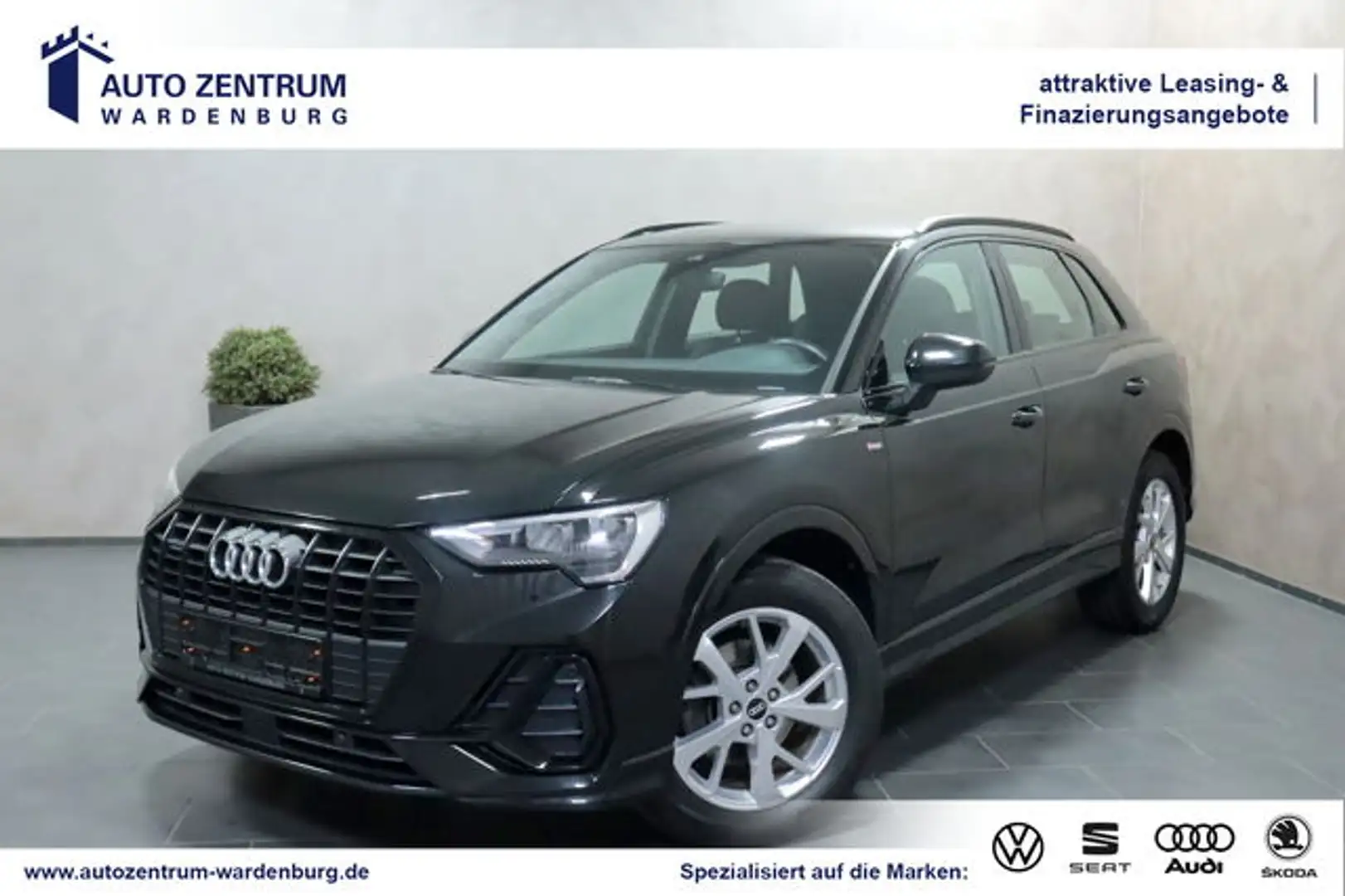 Audi Q3 35 TDI Aut. Qu. S Line CAM VIRTUAL NAVI LED Schwarz - 1